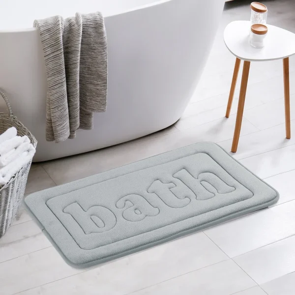 Memory Foam  Quick Dry Non Skid Bathroom Rug